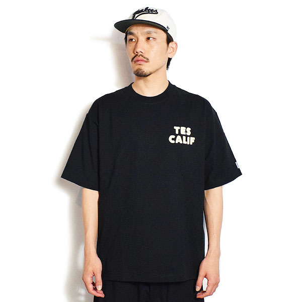 The Endless Summer エンドレスサマー TES PAINTER SUFFER EMB BIG T-SHIRT -BLACK- メンズ Tシャツ 半袖 TES atftps