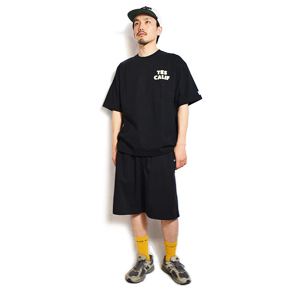 The Endless Summer エンドレスサマー TES PAINTER SUFFER EMB BIG T-SHIRT -BLACK- メンズ Tシャツ 半袖 TES atftps
