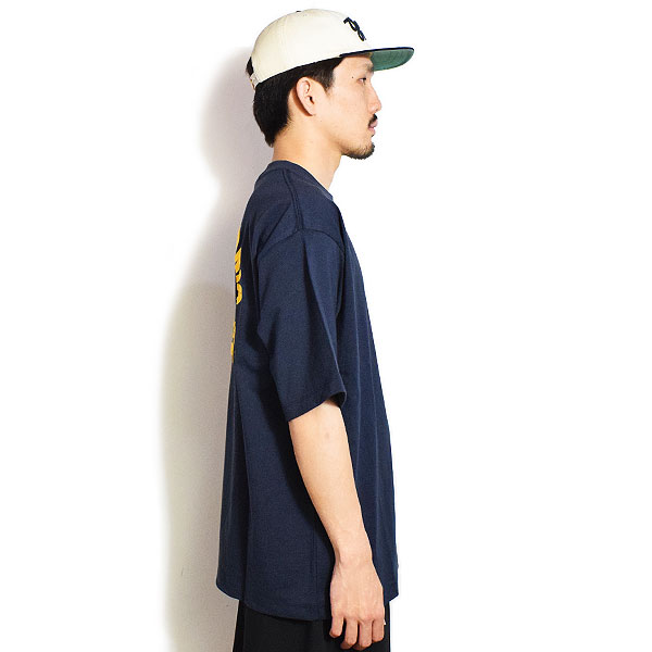 The Endless Summer エンドレスサマー TES PAINTER SUFFER EMB BIG T-SHIRT -NAVY- メンズ Tシャツ 半袖 TES atftps