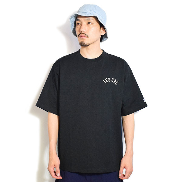 The Endless Summer エンドレスサマー TES BOWLING EMB BIG T-SHIRT -BLACK- メンズ Tシャツ 半袖 TES ビッグシルエット atftps
