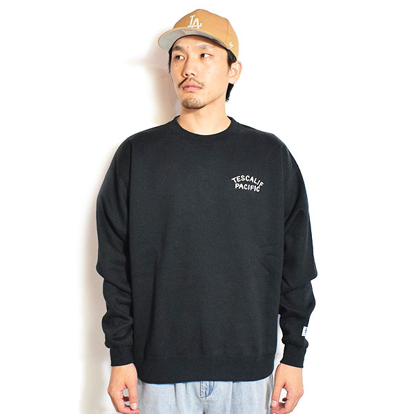 The Endless Summer エンドレスサマー TES 60s ROLLER DERBY EMB BIG SWEAT -BLACK- メンズ スウェット トレーナー atftps