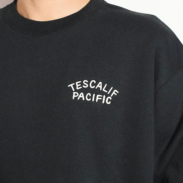 The Endless Summer エンドレスサマー TES 60s ROLLER DERBY EMB BIG SWEAT -BLACK- メンズ スウェット トレーナー atftps