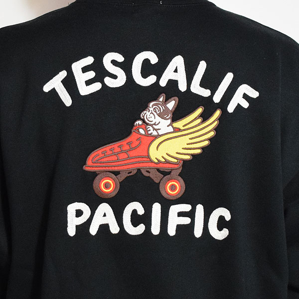 The Endless Summer エンドレスサマー TES 60s ROLLER DERBY EMB BIG SWEAT -BLACK- メンズ スウェット トレーナー atftps