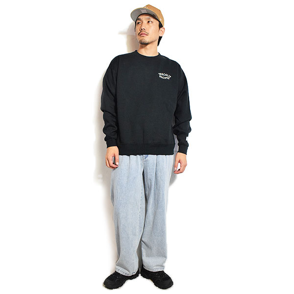 The Endless Summer エンドレスサマー TES 60s ROLLER DERBY EMB BIG SWEAT -BLACK- メンズ スウェット トレーナー atftps