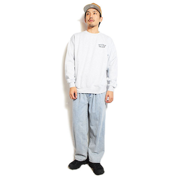 The Endless Summer エンドレスサマー TES 60s ROLLER DERBY EMB BIG SWEAT -OATMEAL- メンズ スウェット トレーナー atftps