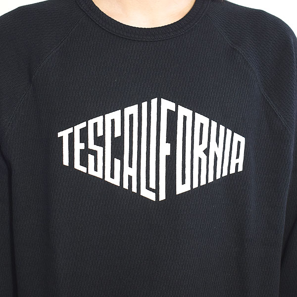 The Endless Summer エンドレスサマー TES HEAVY THRMAL CAL FACTORY LONG SLEEVE T-SHIRT -BLACK- メンズ Tシャツ ストリート atftps