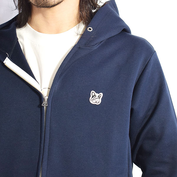 The Endless Summer エンドレスサマー TES SURF FABURIC DOG BEACH ZIP PARKA -NAVY- メンズ パーカー 送料無料 ストリート tes atftps