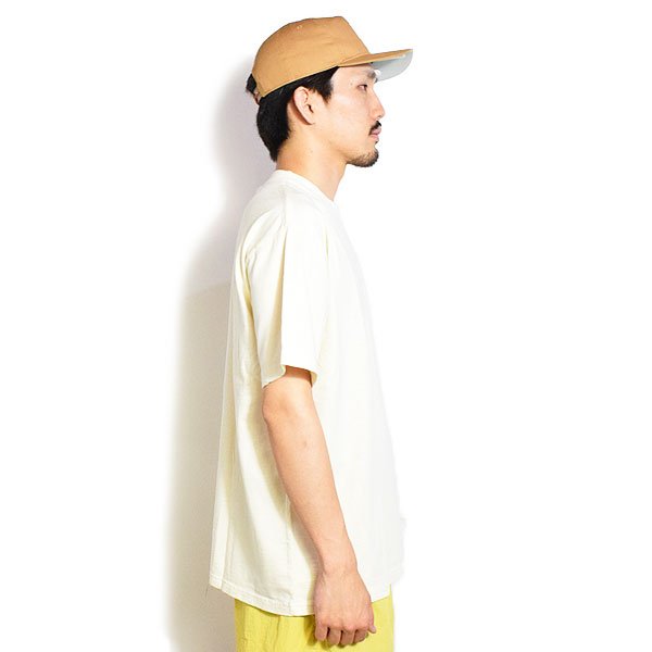 The Endless Summer エンドレスサマー TES ORGANIC COTTON HUNTINGTON BIG T-SHIRT -IVORY- メンズ Tシャツ 半袖 atftps
