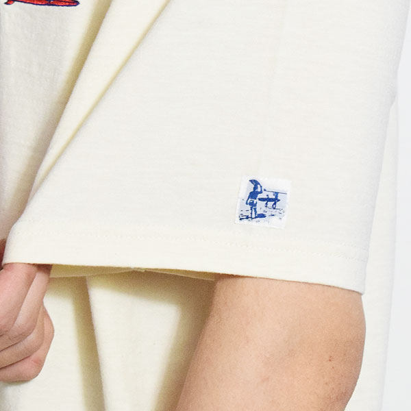 The Endless Summer エンドレスサマー TES ORGANIC COTTON HUNTINGTON BIG T-SHIRT -IVORY- メンズ Tシャツ 半袖 atftps