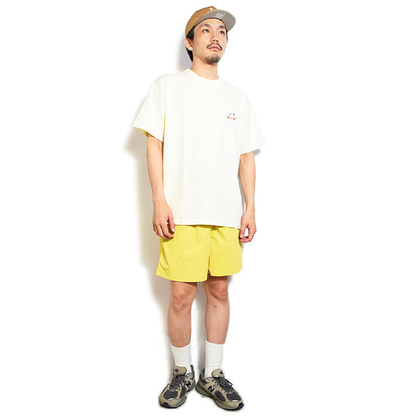 The Endless Summer エンドレスサマー TES ORGANIC COTTON HUNTINGTON BIG T-SHIRT -IVORY- メンズ Tシャツ 半袖 atftps