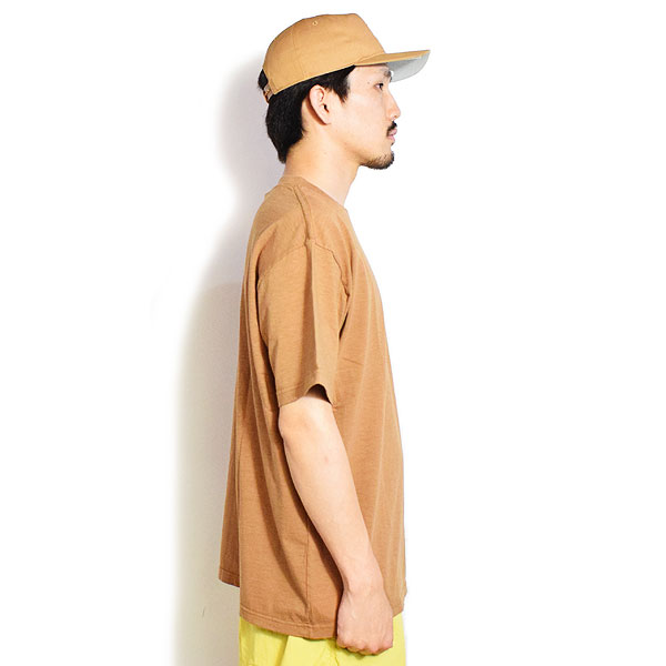 The Endless Summer エンドレスサマー TES ORGANIC COTTON HUNTINGTON BIG T-SHIRT -MOCHA- メンズ Tシャツ 半袖 atftps