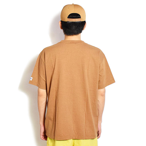 The Endless Summer エンドレスサマー TES ORGANIC COTTON HUNTINGTON BIG T-SHIRT -MOCHA- メンズ Tシャツ 半袖 atftps