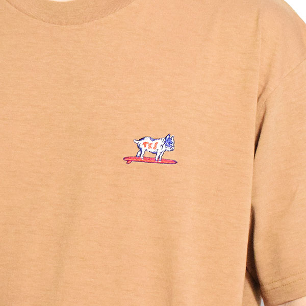 The Endless Summer エンドレスサマー TES ORGANIC COTTON HUNTINGTON BIG T-SHIRT -MOCHA- メンズ Tシャツ 半袖 atftps