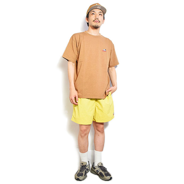 The Endless Summer エンドレスサマー TES ORGANIC COTTON HUNTINGTON BIG T-SHIRT -MOCHA- メンズ Tシャツ 半袖 atftps