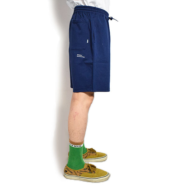 FIDELITY フィデリティ MINI EMB SWEAT SHORTS -DARK NAVY- メンズ ショートパンツ スウェットショーツ 国内生産 atfpts