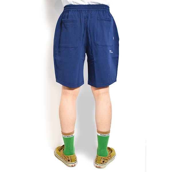FIDELITY フィデリティ MINI EMB SWEAT SHORTS -DARK NAVY- メンズ ショートパンツ スウェットショーツ 国内生産 atfpts