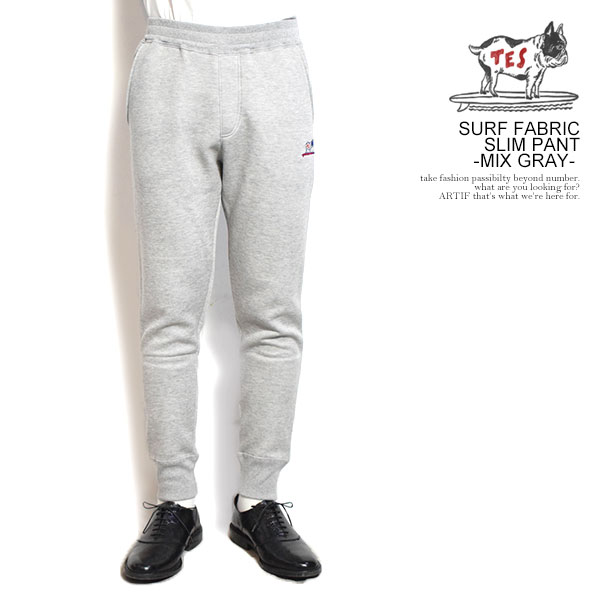 The Endless Summer エンドレスサマー TES SURF FABRIC SLIM PANT -MIX GRAY- パンツ スウェットパンツ TES 送料無料 atfpts