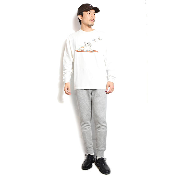 The Endless Summer エンドレスサマー TES SURF FABRIC SLIM PANT -MIX GRAY- パンツ スウェットパンツ TES 送料無料 atfpts