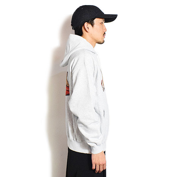 The Endless Summer エンドレスサマー TES 4BUHI SURFER SWEAT PARKA -MIX GRAY- メンズ パーカー プルオーバー TES atftps