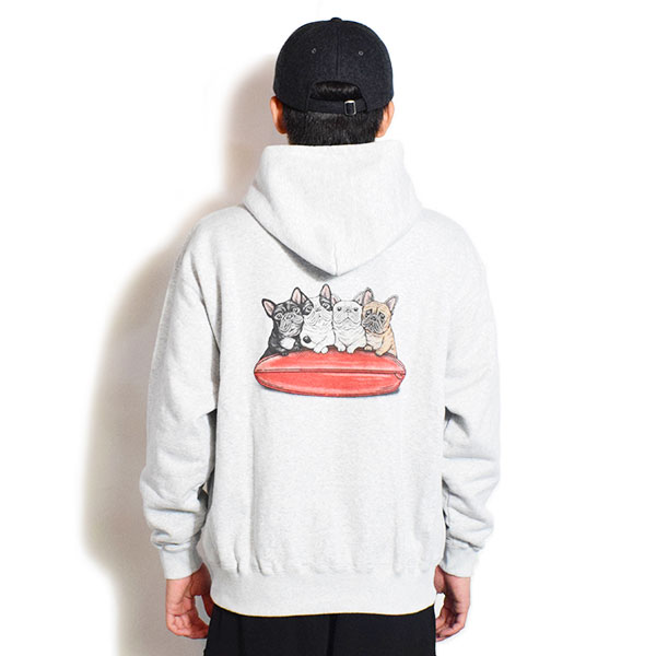 The Endless Summer エンドレスサマー TES 4BUHI SURFER SWEAT PARKA -MIX GRAY- メンズ パーカー プルオーバー TES atftps