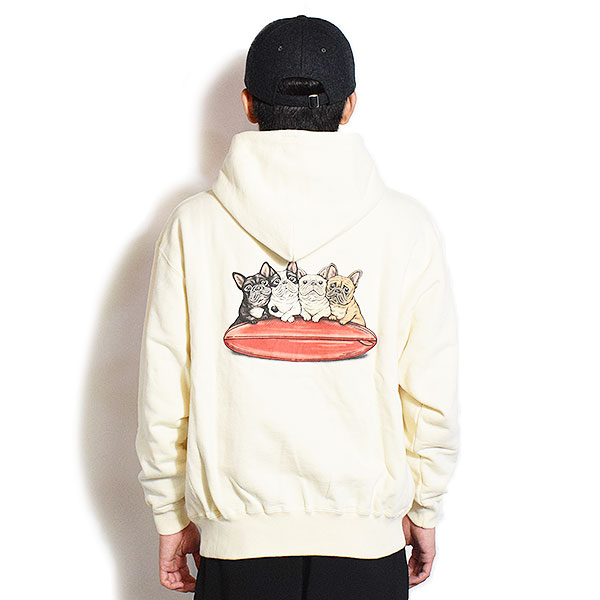 The Endless Summer エンドレスサマー TES 4BUHI SURFER SWEAT PARKA -IVORY- メンズ パーカー プルオーバー TES atftps