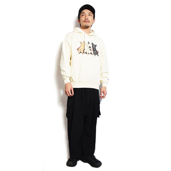 The Endless Summer エンドレスサマー TES 4BUHI SURFER SWEAT PARKA -IVORY- メンズ パーカー プルオーバー TES atftps