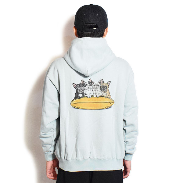 The Endless Summer エンドレスサマー TES 4BUHI SURFER SWEAT PARKA -SAX- メンズ パーカー プルオーバー TES atftps