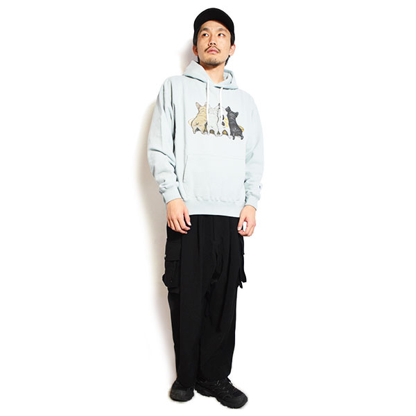 The Endless Summer エンドレスサマー TES 4BUHI SURFER SWEAT PARKA -SAX- メンズ パーカー プルオーバー TES atftps