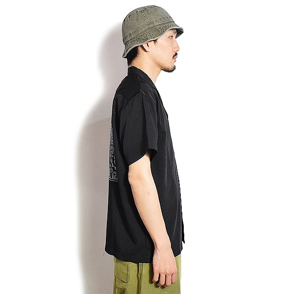 The Endless Summer エンドレスサマー TES BANDANA EMB SHIRT -BLACK- メンズ シャツ 半袖 TES 送料無料 atftps