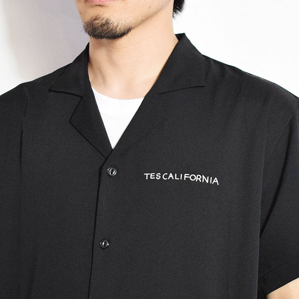 The Endless Summer エンドレスサマー TES BANDANA EMB SHIRT -BLACK- メンズ シャツ 半袖 TES 送料無料 atftps