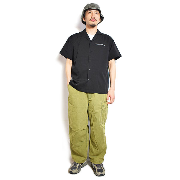 The Endless Summer エンドレスサマー TES BANDANA EMB SHIRT -BLACK- メンズ シャツ 半袖 TES 送料無料 atftps