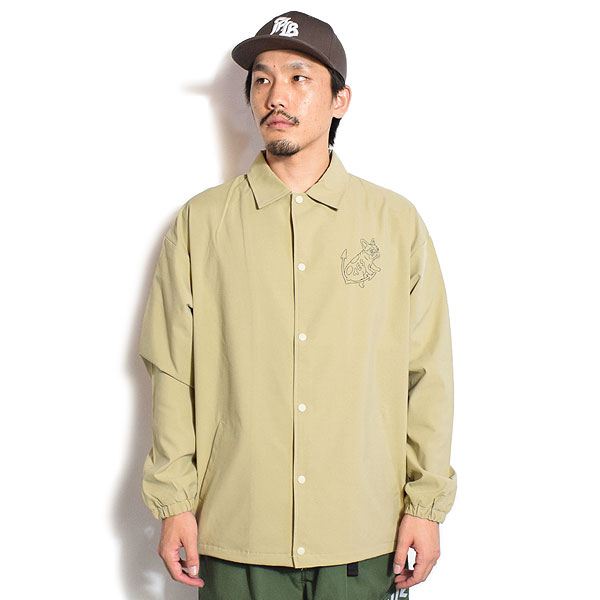 The Endless Summer エンドレスサマー TES BANDANA LOGO COACH JACKET -BEIGE- メンズ ジャケット コーチジャケット atfjkt