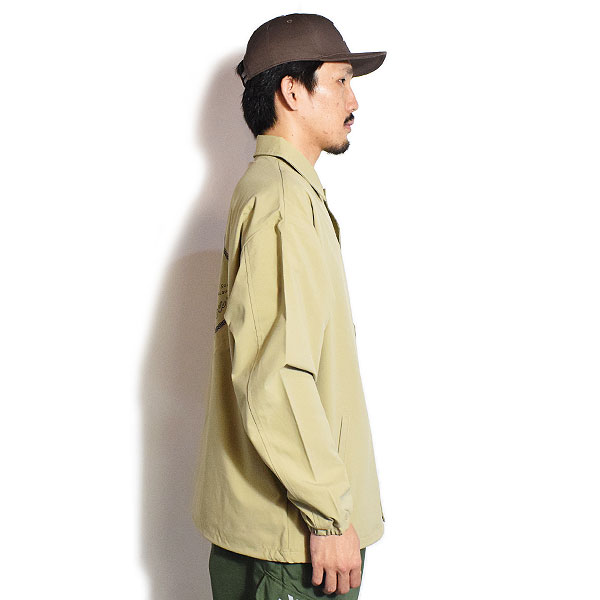The Endless Summer エンドレスサマー TES BANDANA LOGO COACH JACKET -BEIGE- メンズ ジャケット コーチジャケット atfjkt