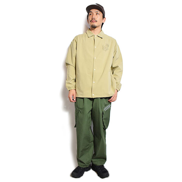 The Endless Summer エンドレスサマー TES BANDANA LOGO COACH JACKET -BEIGE- メンズ ジャケット コーチジャケット atfjkt