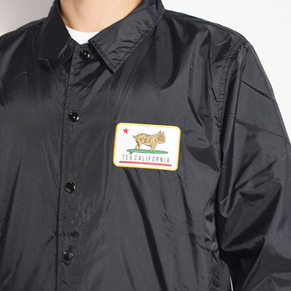 The Endless Summer エンドレスサマー TES CALIFORNIA REPUBUHIC COACH JACKET -BLACK- メンズ ジャケット コーチ atfjkt