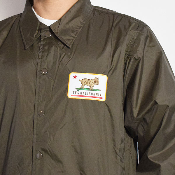 The Endless Summer エンドレスサマー TES CALIFORNIA REPUBUHIC COACH JACKET -BROWN- メンズ ジャケット コーチ atfjkt