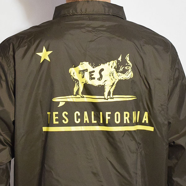 The Endless Summer エンドレスサマー TES CALIFORNIA REPUBUHIC COACH JACKET -BROWN- メンズ ジャケット コーチ atfjkt