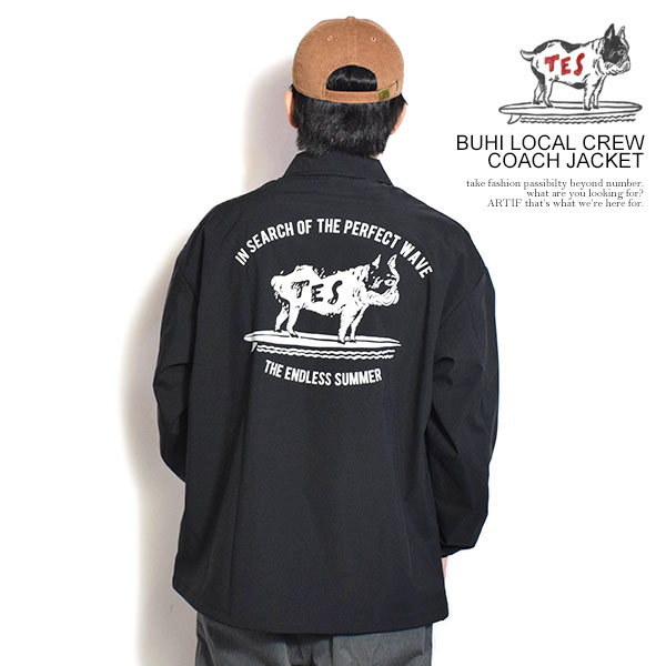 The Endless Summer エンドレスサマー TES BUHI LOCAL CREW COACH JACKET メンズ ジャケット コーチジャケット TES atfjkt