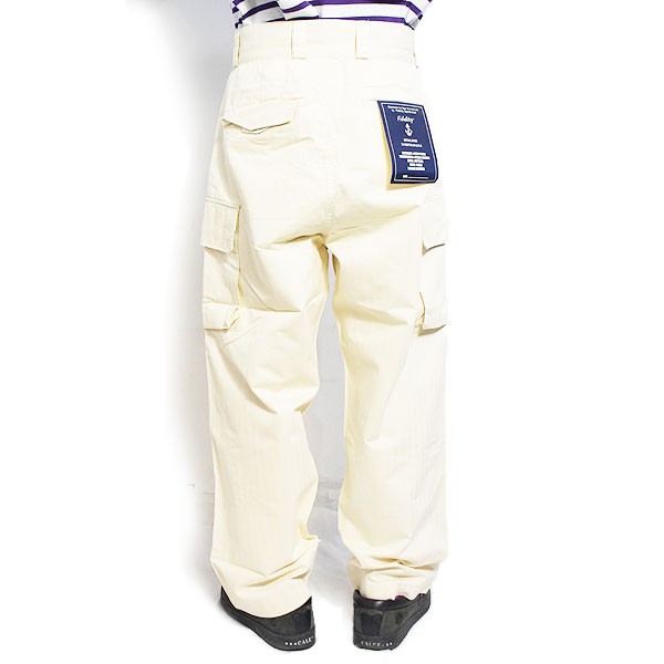 FIDELITY フィデリティ MILITARY TWILL CARGO PANTS -OFF WHITE