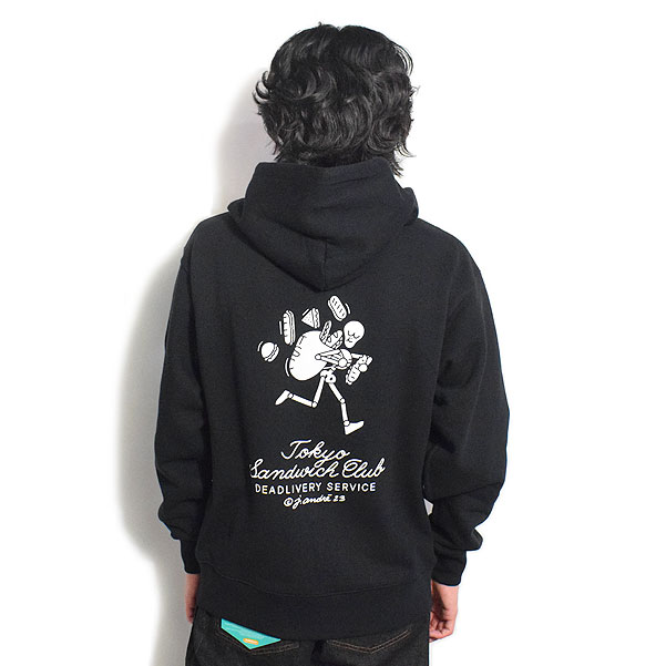 30％OFF SALE セール TOKYO SANDWICH CLUB トウキョウサンドウィッチクラブ T.S.C-DEAD MITCH Z.H.P -BLACK- パーカー