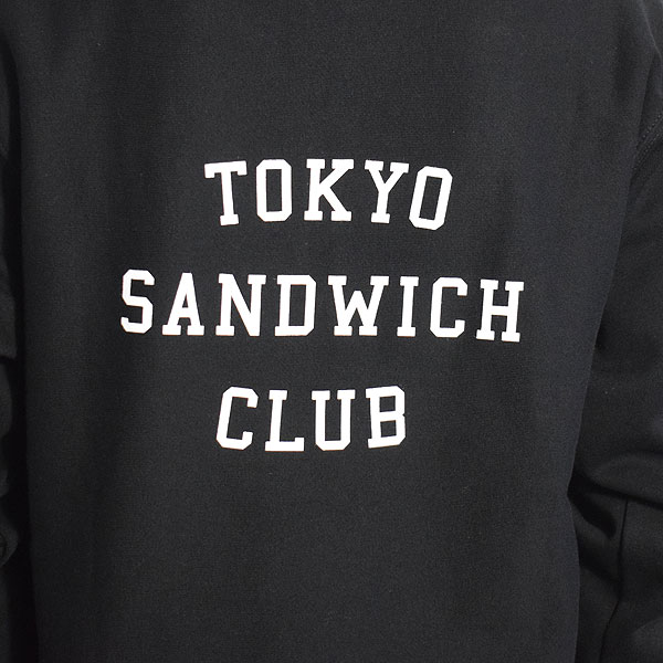 30％OFF SALE セール TOKYO SANDWICH CLUB トウキョウサンドウィッチクラブ T.S.C-COLLEGE-H.D.P -BLACK- メンズ パーカー