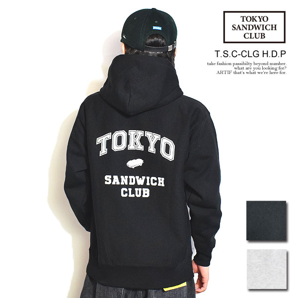 30％OFF SALE セール TOKYO SANDWICH CLUB トウキョウサンドウィッチクラブ T.S.C-CLG H.D.P メンズ パーカー atftps