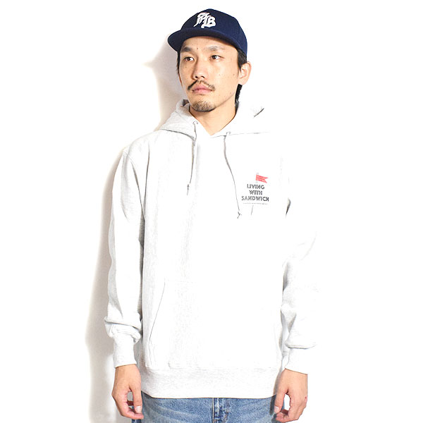 TOKYO SANDWICH CLUB トウキョウサンドウィッチクラブ T.S.C-FLY-H.D.P -ASH- メンズ パーカー プルオーバー 裏起毛 atftps