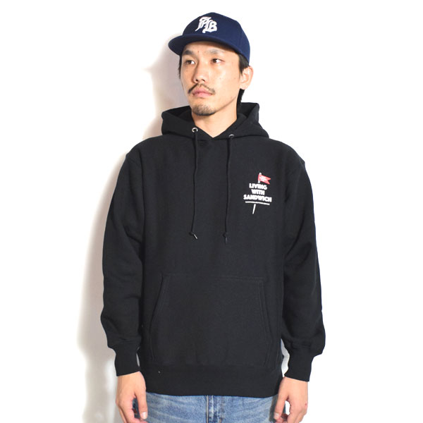 TOKYO SANDWICH CLUB トウキョウサンドウィッチクラブ T.S.C-FLY-H.D.P -BLACK- メンズ パーカー プルオーバー 裏起毛 atftps