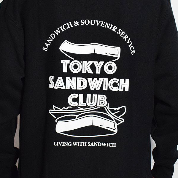 TOKYO SANDWICH CLUB トウキョウサンドウィッチクラブ T.S.C-FLY-H.D.P -BLACK- メンズ パーカー プルオーバー 裏起毛 atftps