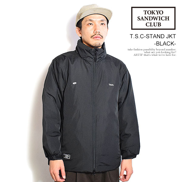 TOKYO SANDWICH CLUB トウキョウサンドウィッチクラブ T.S.C-STAND JKT -BLACK- メンズ ジャケット 中綿ジャケット atfjkt