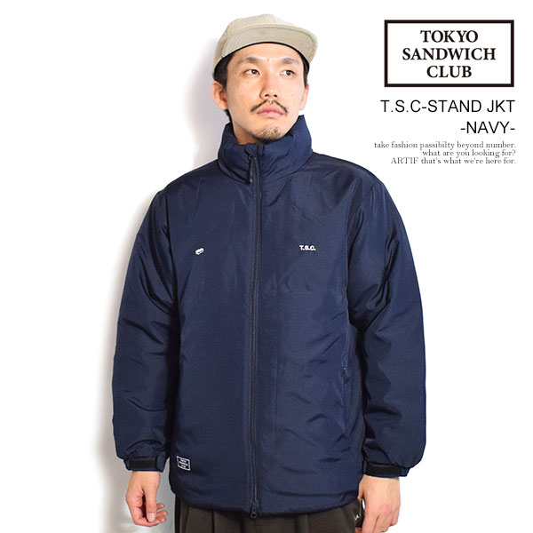 TOKYO SANDWICH CLUB トウキョウサンドウィッチクラブ T.S.C-STAND JKT -NAVY- メンズ ジャケット 中綿ジャケット atfjkt