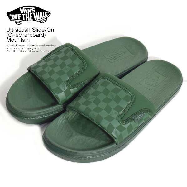 VANS バンズ Ultracush Slide-On (Checkerboard) Mountain メンズ