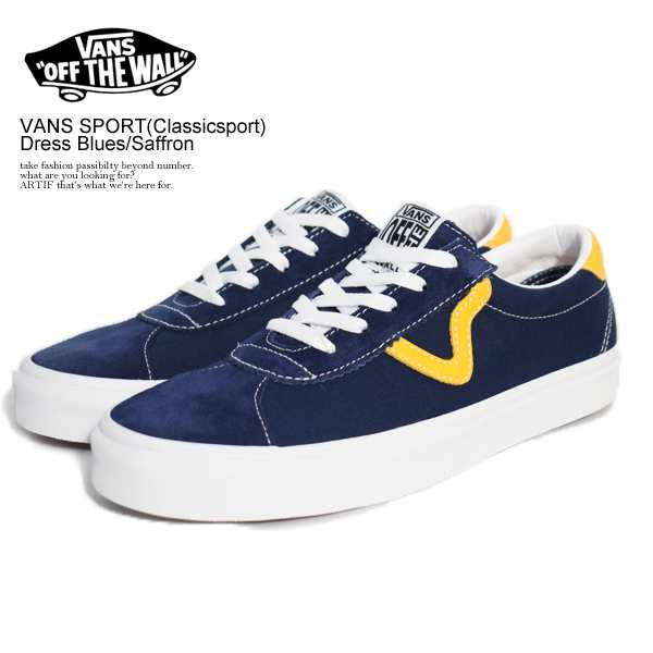 Vans バンズ Vans Sport Classicsport Dress Blues Saffron メンズ スニーカー ヴァンズスポーツ ストリート 正規品 正規取扱店 Atfaccの通販はau Pay マーケット Artif アーティフ