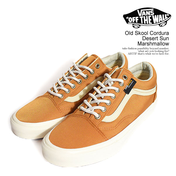 VANS ヴァンズ Old Skool Cordura Desert Sun/Marshmallow メンズ スニーカー オールドスクール コーデュラ シューズ atfacc